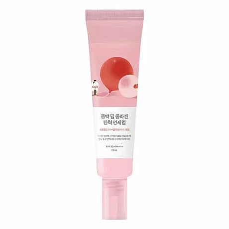 ROUND LAB | Camellia Deep Collagen Firming Sun Serum SPF50+ - 50 ml - InternationalCosmetic