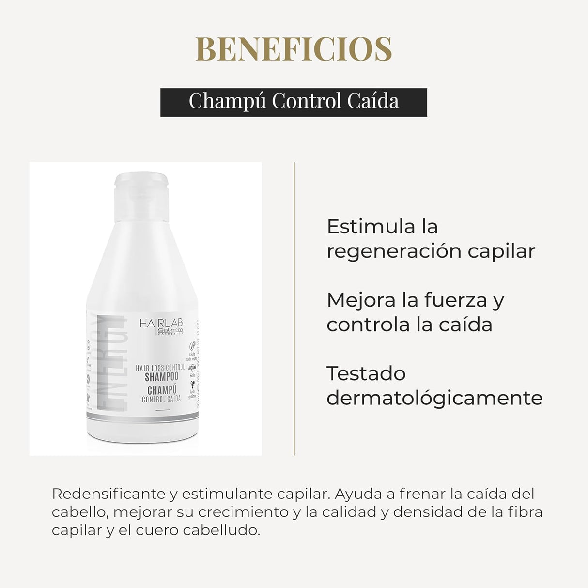 SALERM | Energy Champú Control Caída - 300ml