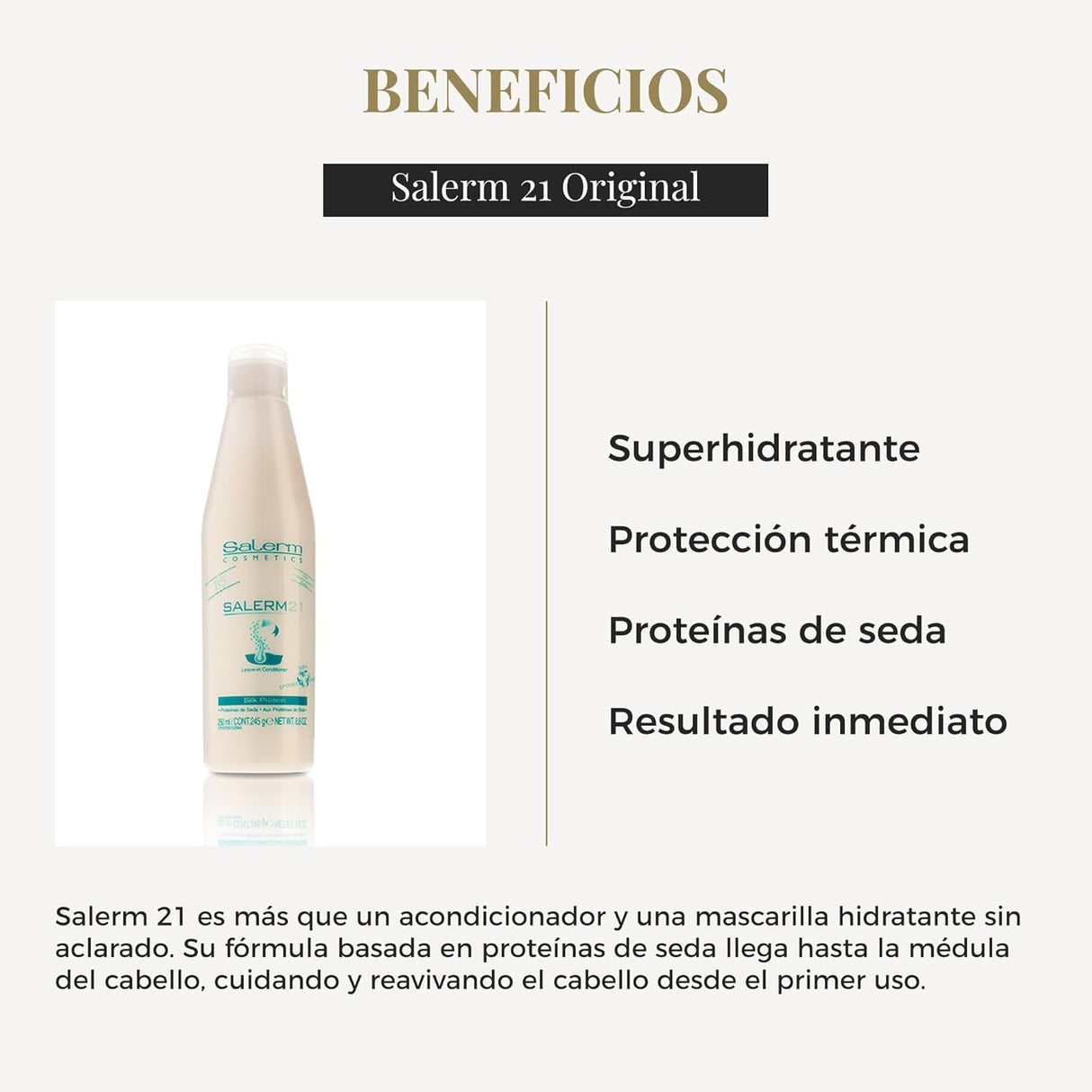 SALERM | Salerm 21 Original Mascarilla Acondicionadora Sin Aclarado