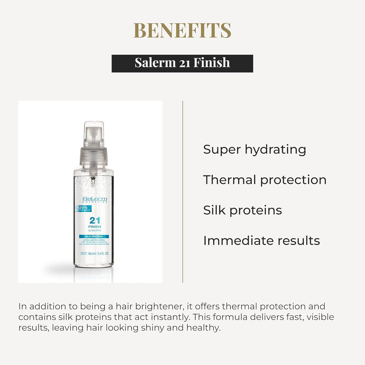 SALERM | Salerm 21 Finish Spray Brillo - 100ml