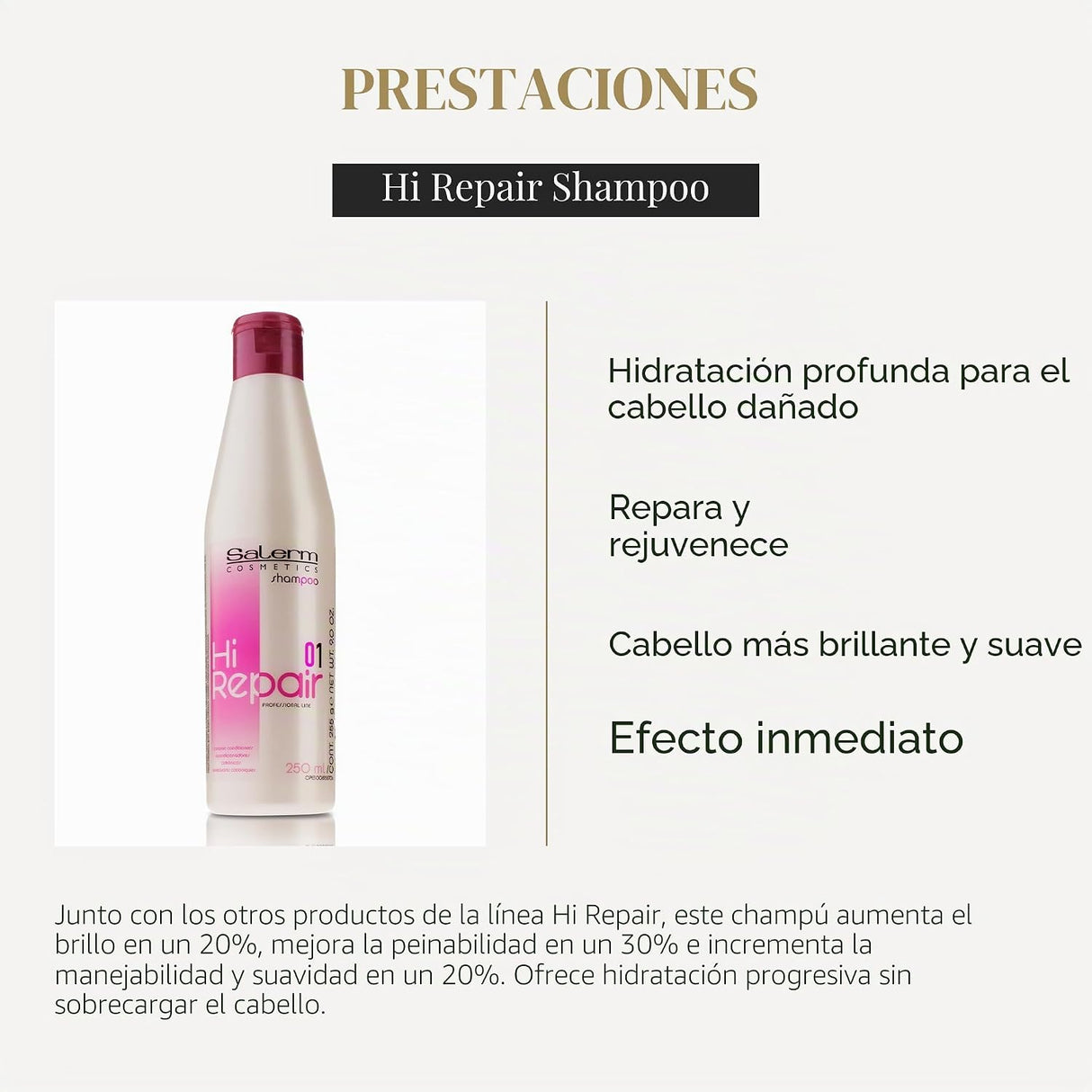 SALERM | Hi Repair Champú - 250ml