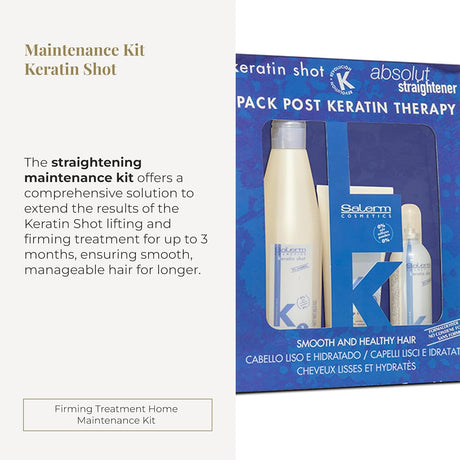 SALERM | Keratin Shot Kit de Mantenimiento