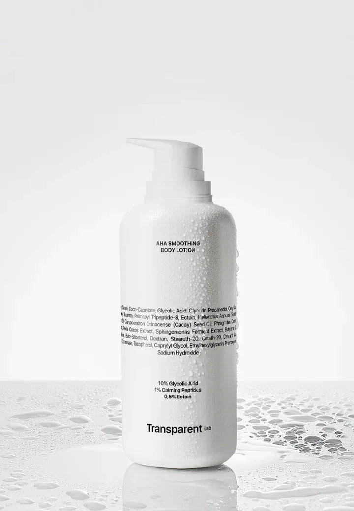 TRANSPARENT LAB | AHA Smoothing Body Lotion - 400ml - InternationalCosmetic