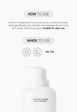 TRANSPARENT LAB | Hydrating Glycerin Body Cleanser - 400ml - InternationalCosmetic