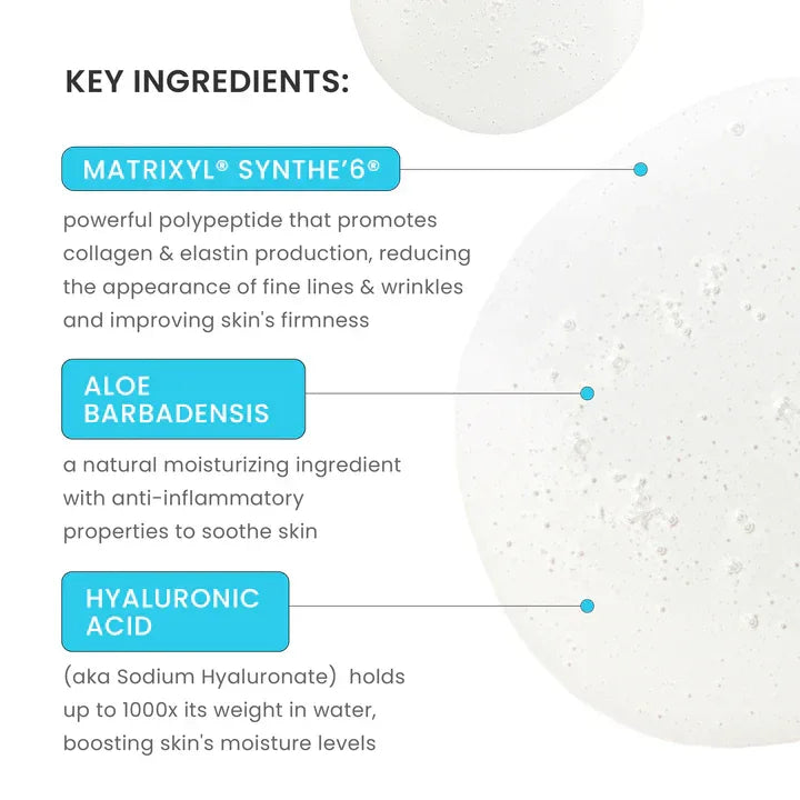 TIMELESS | Matrixyl Synthe 6 Serum + Hyaluronic Acid - 30ml - InternationalCosmetic