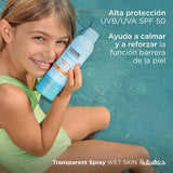 ISDIN | Transparent Spray Wet Skin Pediatrics SPF 50 - 250ml - InternationalCosmetic