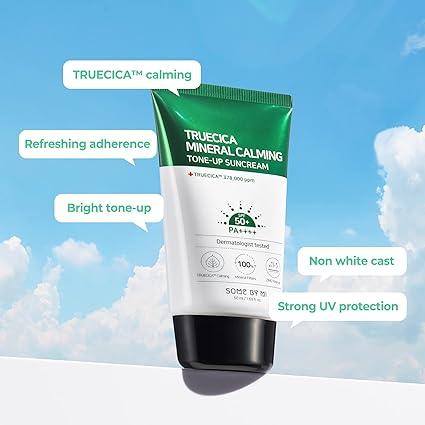 SOME BY MI | Truecica Mineral Calming Tone-Up Suncream SPF50+ - 50ml - InternationalCosmetic