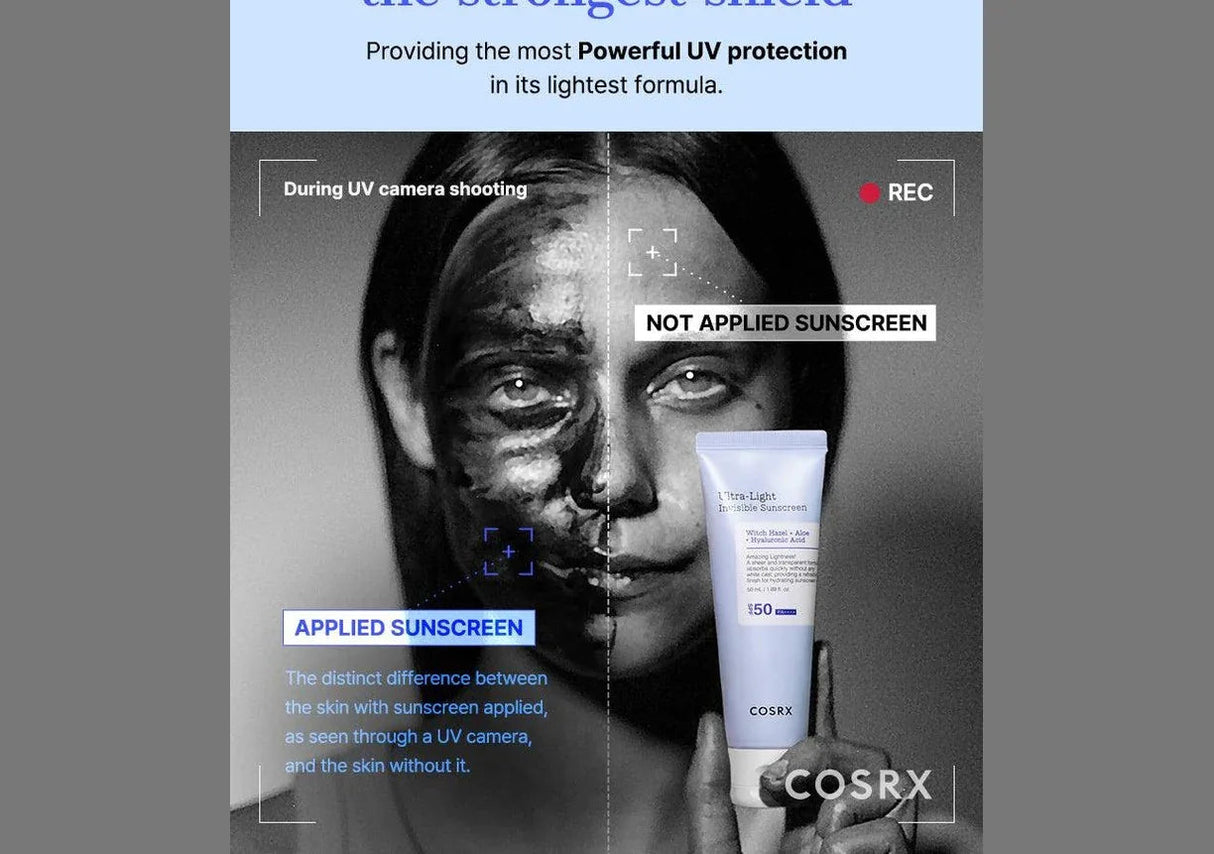 COSRX | Ultra-Light Invisible Sunscreen SPF50 - 50ml - InternationalCosmetic