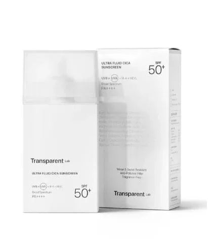 TRANSPARENT LAB | Ultra Fluid Cica Sunscreen - 100ml - InternationalCosmetic