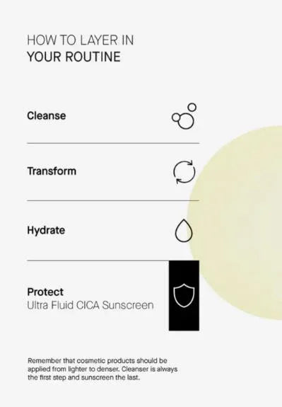TRANSPARENT LAB | Ultra Fluid Cica Sunscreen - 100ml - InternationalCosmetic