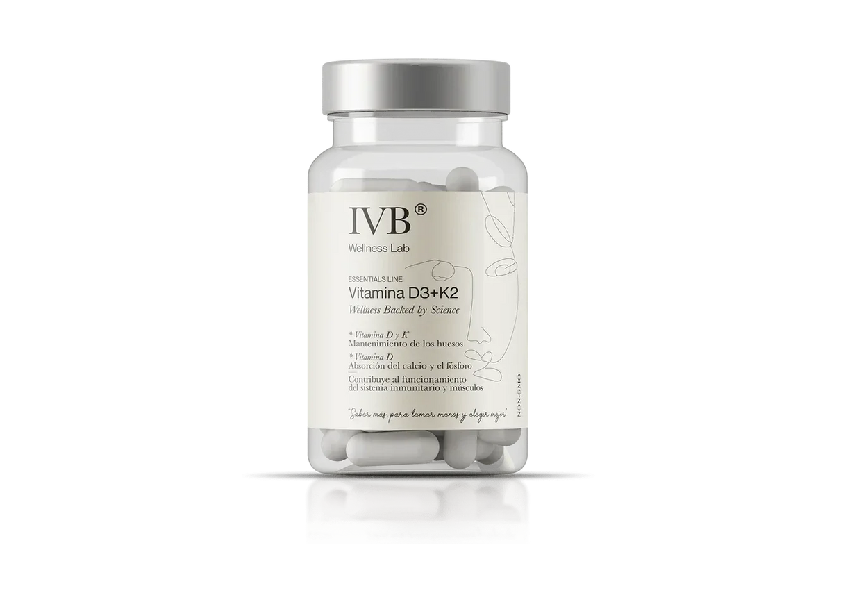 IVB WELLNESS LAB | Vitamina D3+K2 - 90 Cápsulas - InternationalCosmetic