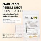VT COSMETICS | Garlic AC Reedle Shot Point Patch - 9ud