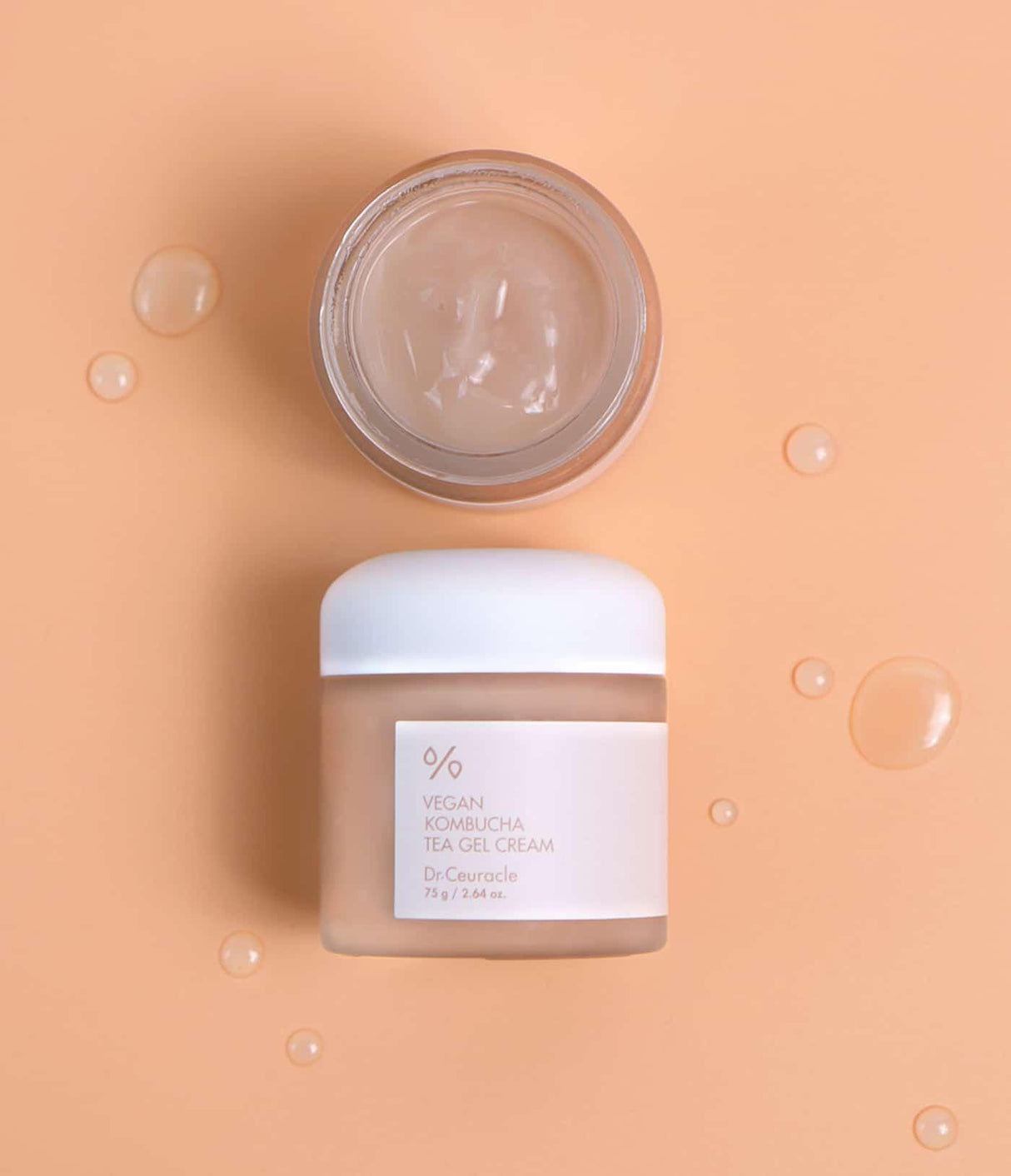 DR. CEURACLE | Formato de Viaje Vegan Kombucha Tea Gel Cream - 15ml - InternationalCosmetic