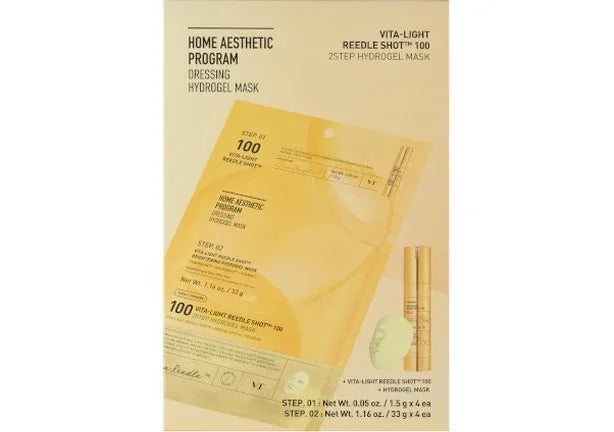 VT COSMETICS | Vita-Light Reedle Shot 100 2step Hydrogel mask - InternationalCosmetic
