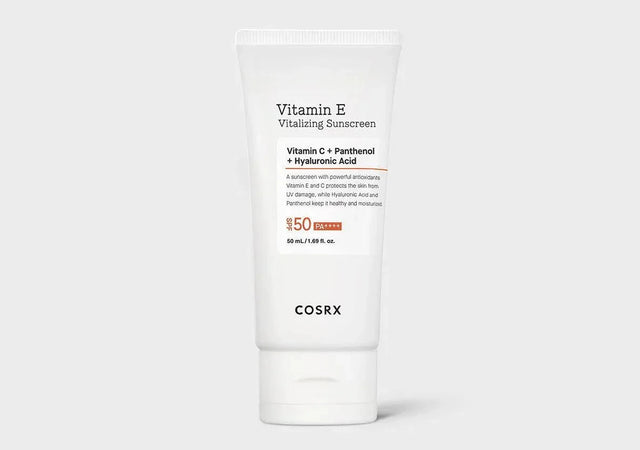 COSRX | Vitamin E Vitalizing Sunscreen Protector Solar SPF50+ - InternationalCosmetic