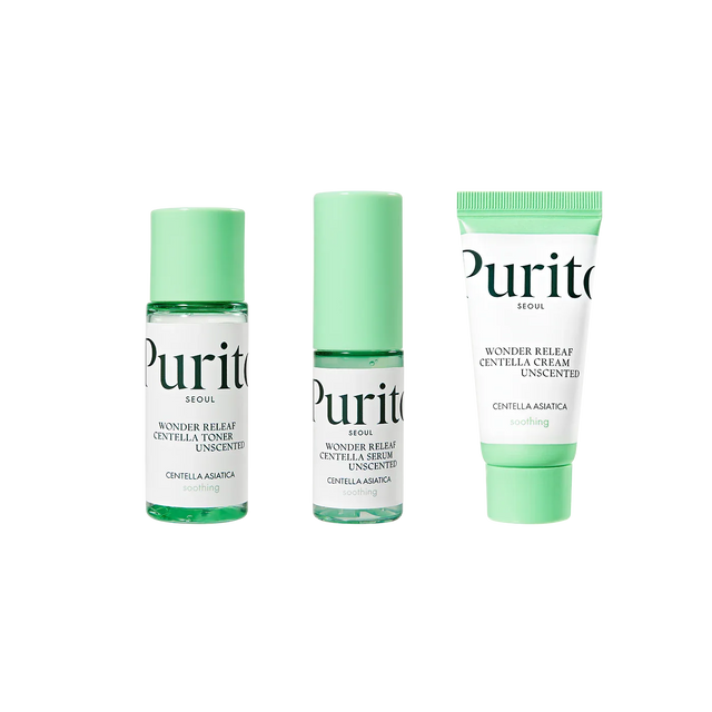 PURITO | Wonder Releaf Centella Mini Kit Unscented - 60ml - InternationalCosmetic