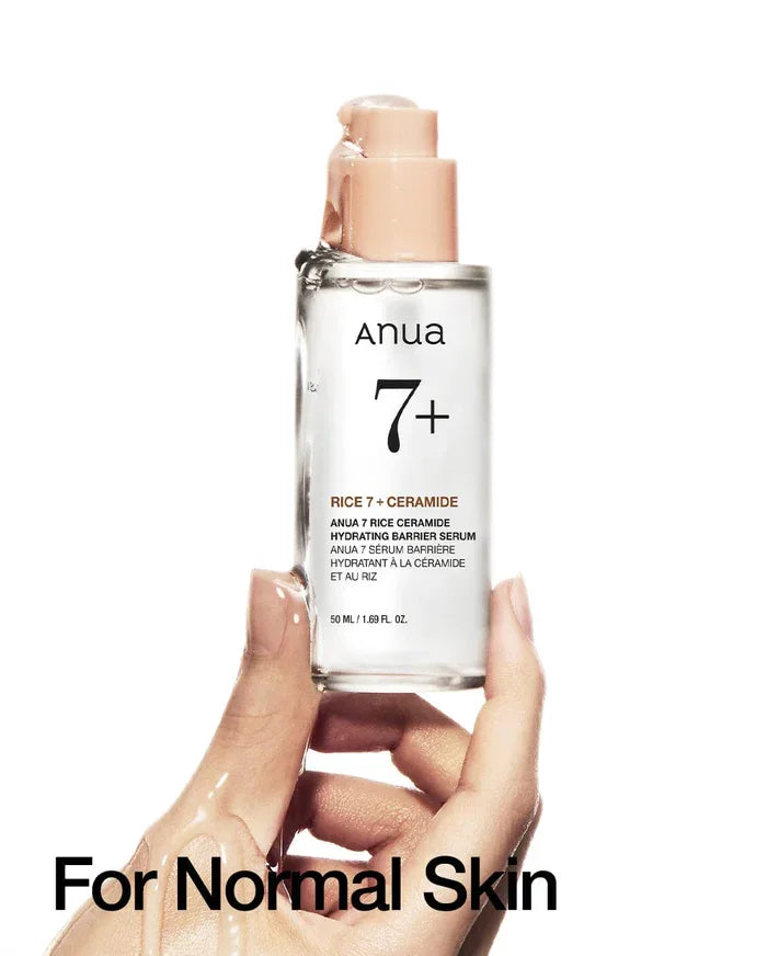 ANUA | Rice 7 Ceramide Hydrating Barrier Serum - 50ml - InternationalCosmetic