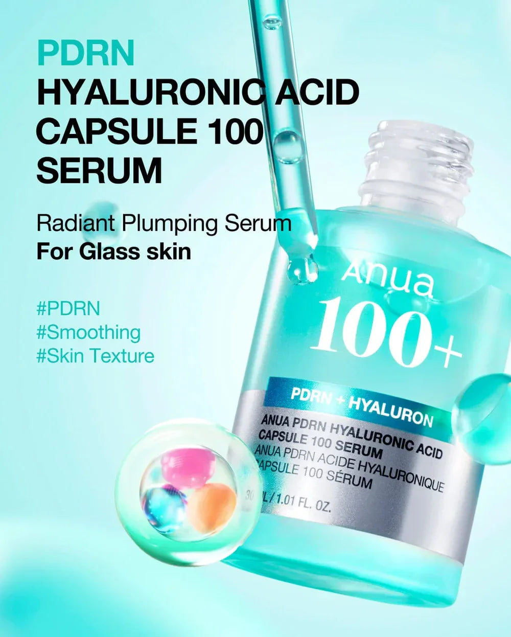 ANUA | PDRN Hyaluronic Acid Capsule 100 Serum - 30ml - InternationalCosmetic