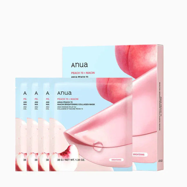 ANUA | Peach 70 Niacin Brightening Collagen Mask - InternationalCosmetic