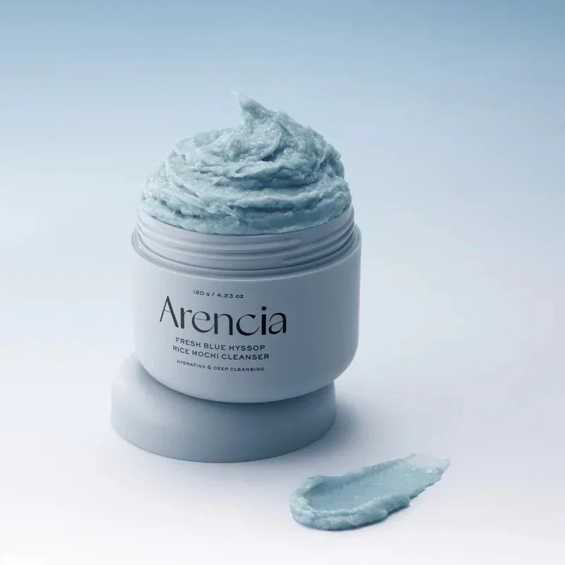 ARENCIA | Fresh Blue Hyssop Rice Mochi Cleanser - 120ml - InternationalCosmetic