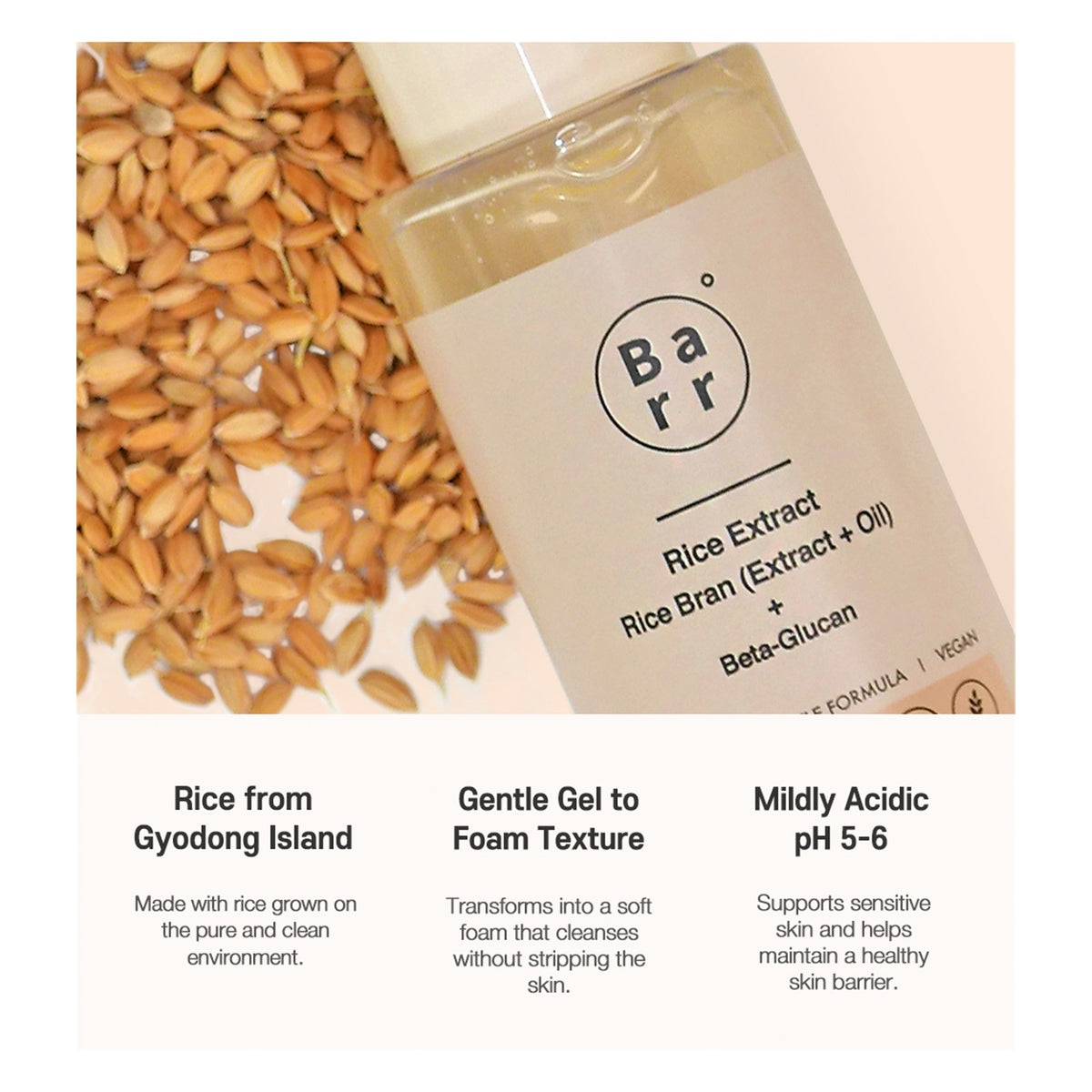 BARR | Rice Barrier Gel Cleanser - 150ml