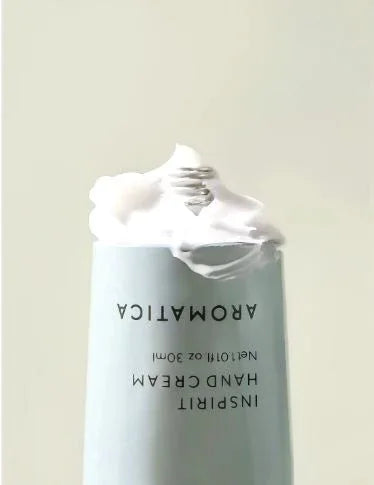 AROMATICA | Inspirit Hand Cream Basil & Bergamot - 30ml - InternationalCosmetic