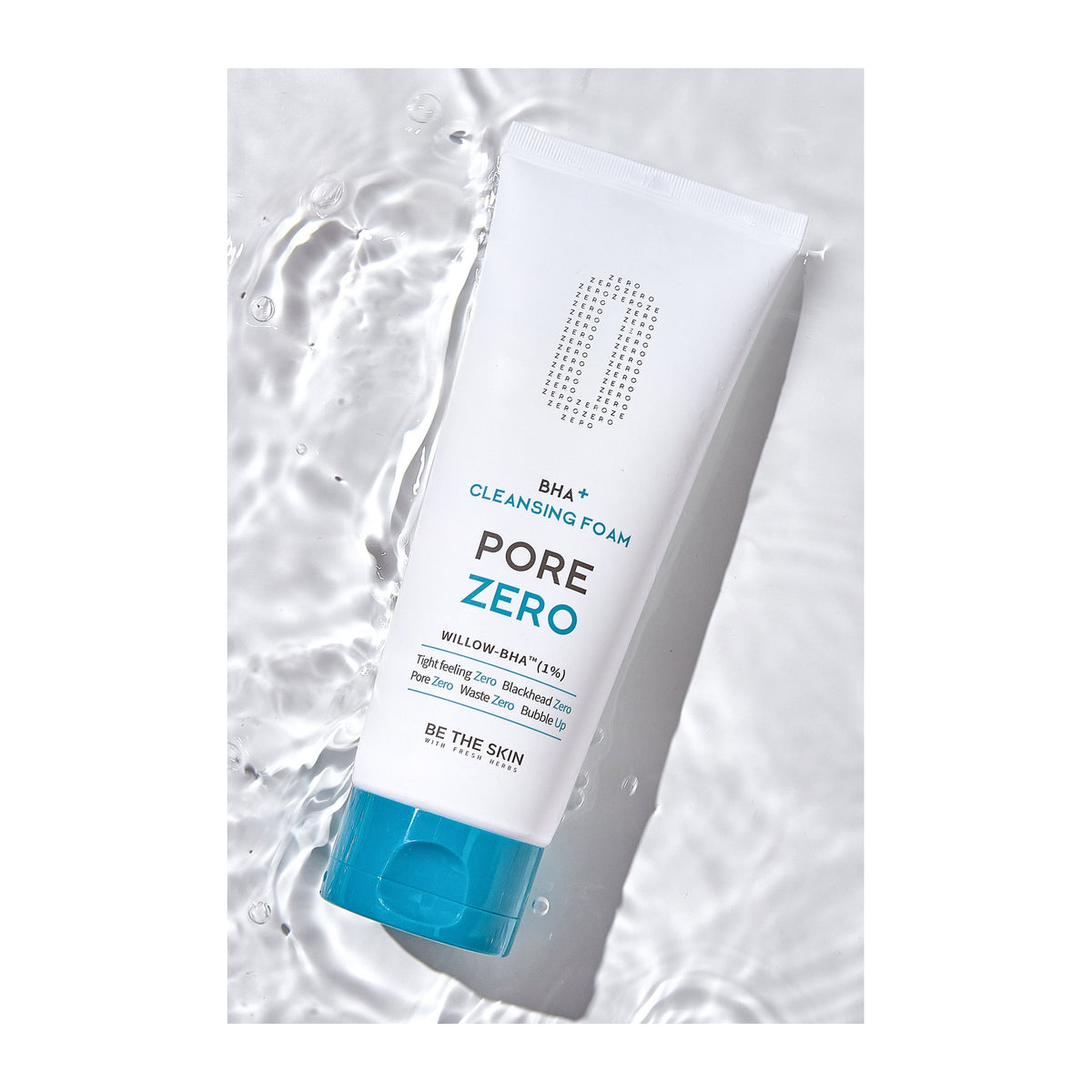 BE THE SKIN BHA+ Cleansing Foam Pore Zero - 150g: textura, aplicador o acabado del producto; limpieza y confort de la piel