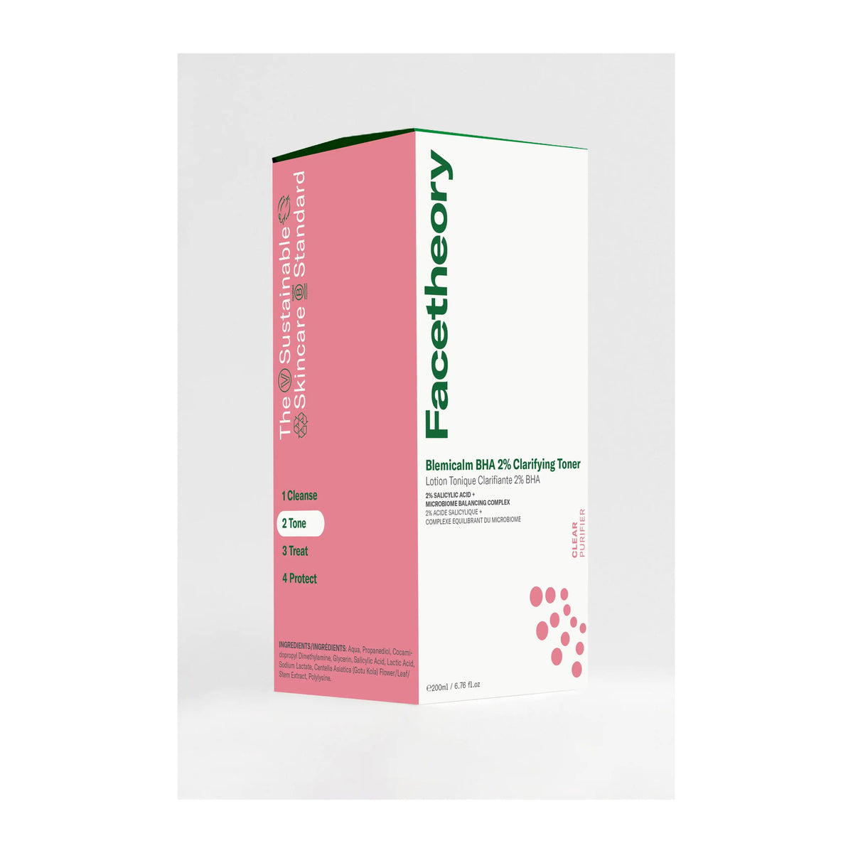 FACETHEORY | Tónico Aclarante Blemicalm con 2% de BHA - 200ml