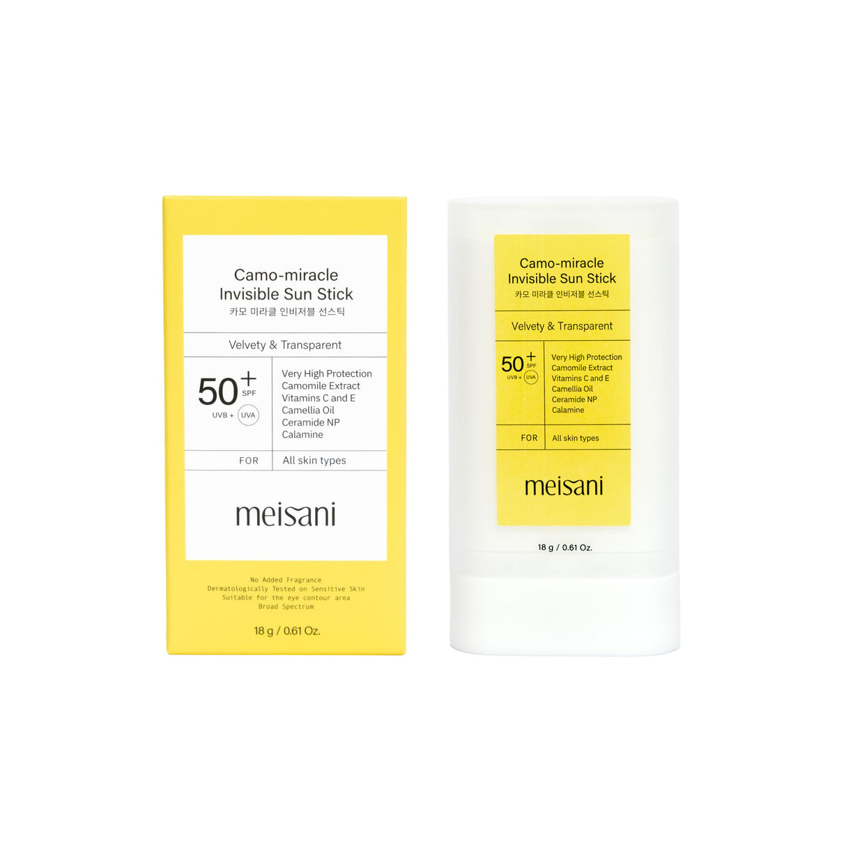 MEISANI | Camo-Miracle Invisible Sun Stick SPF50+ - 18g