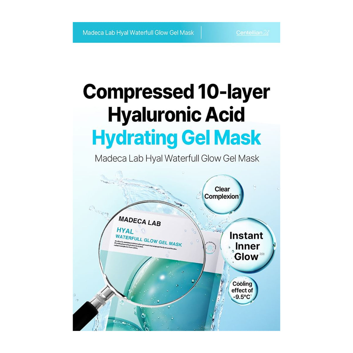 CENTELLIAN 24 | Hyal Waterfull Glow Gel Mask 22ml 5ea