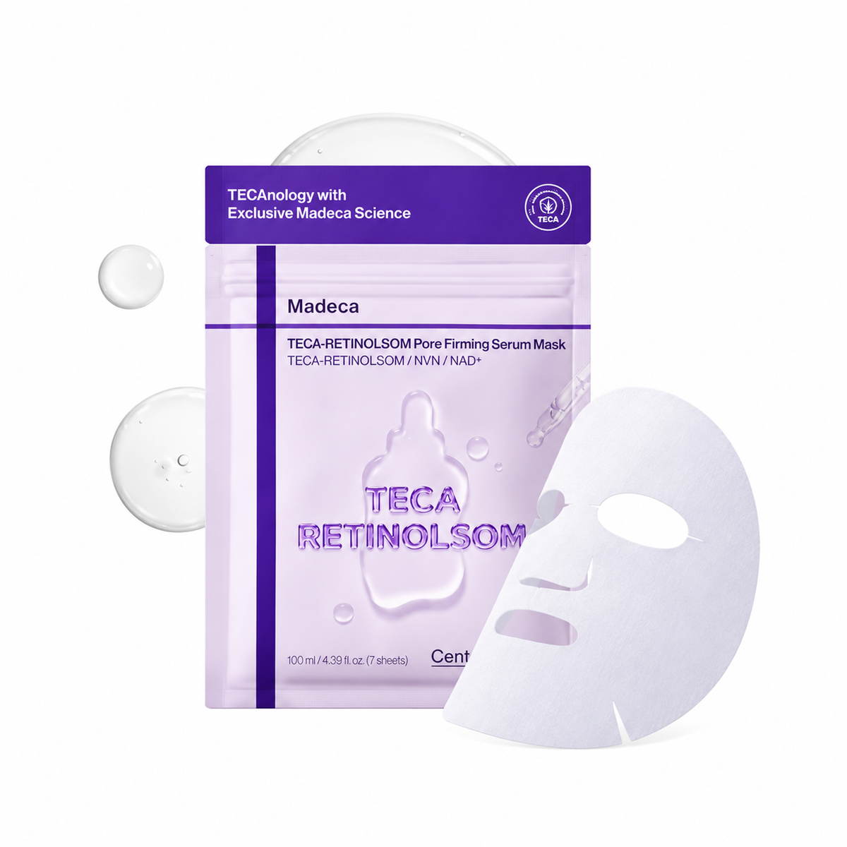 CENTELLIAN 24 | Madeca TECA-RETINOLSOM Pore Firming Serum Mask