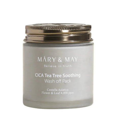 MARY & MAY | Cica Tea Tree Soothing Wash-Off Pack - InternationalCosmetic