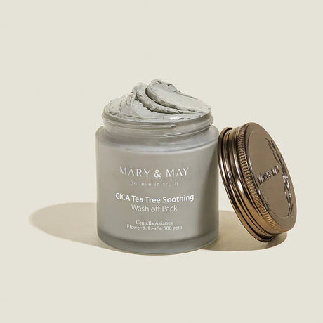 MARY & MAY | Cica Tea Tree Soothing Wash-Off Pack - InternationalCosmetic