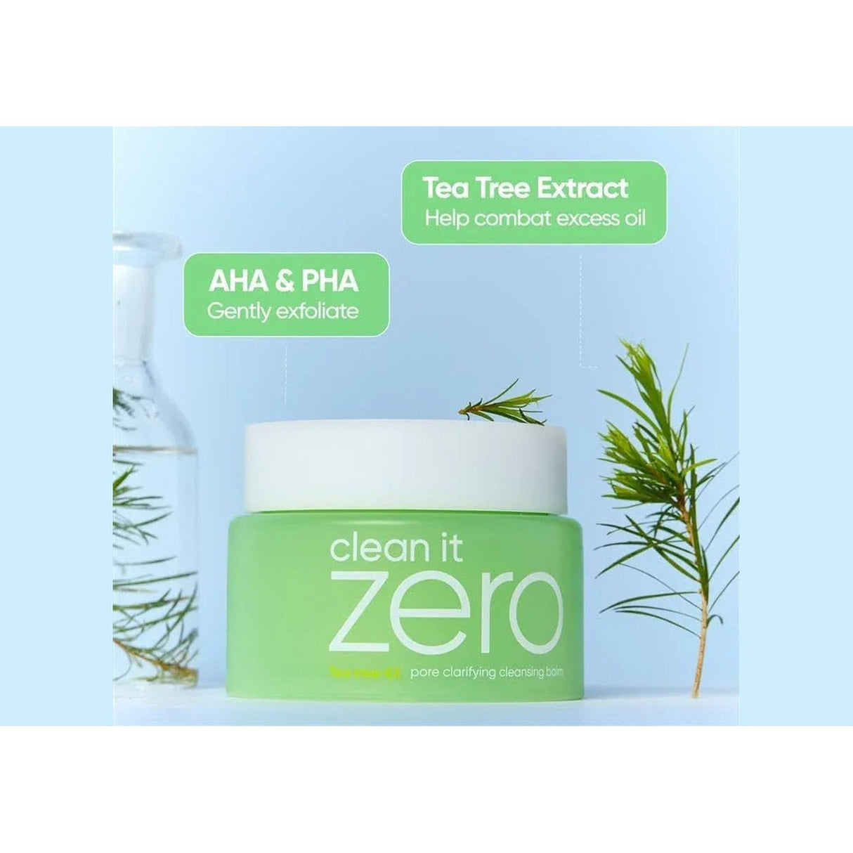 BANILA CO | Clean It Zero Tea Tree‑EX Pore Clarifying Cleansing Balm - 100ml - InternationalCosmetic