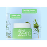 BANILA CO | Clean It Zero Tea Tree‑EX Pore Clarifying Cleansing Balm - 100ml - InternationalCosmetic