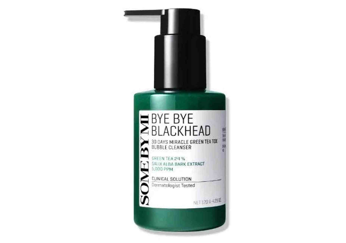 SOME BY MI | Bye Bye Blackhead 30 Days Miracle Green Tea Tox Bubble Cleanser - 120ml - InternationalCosmetic