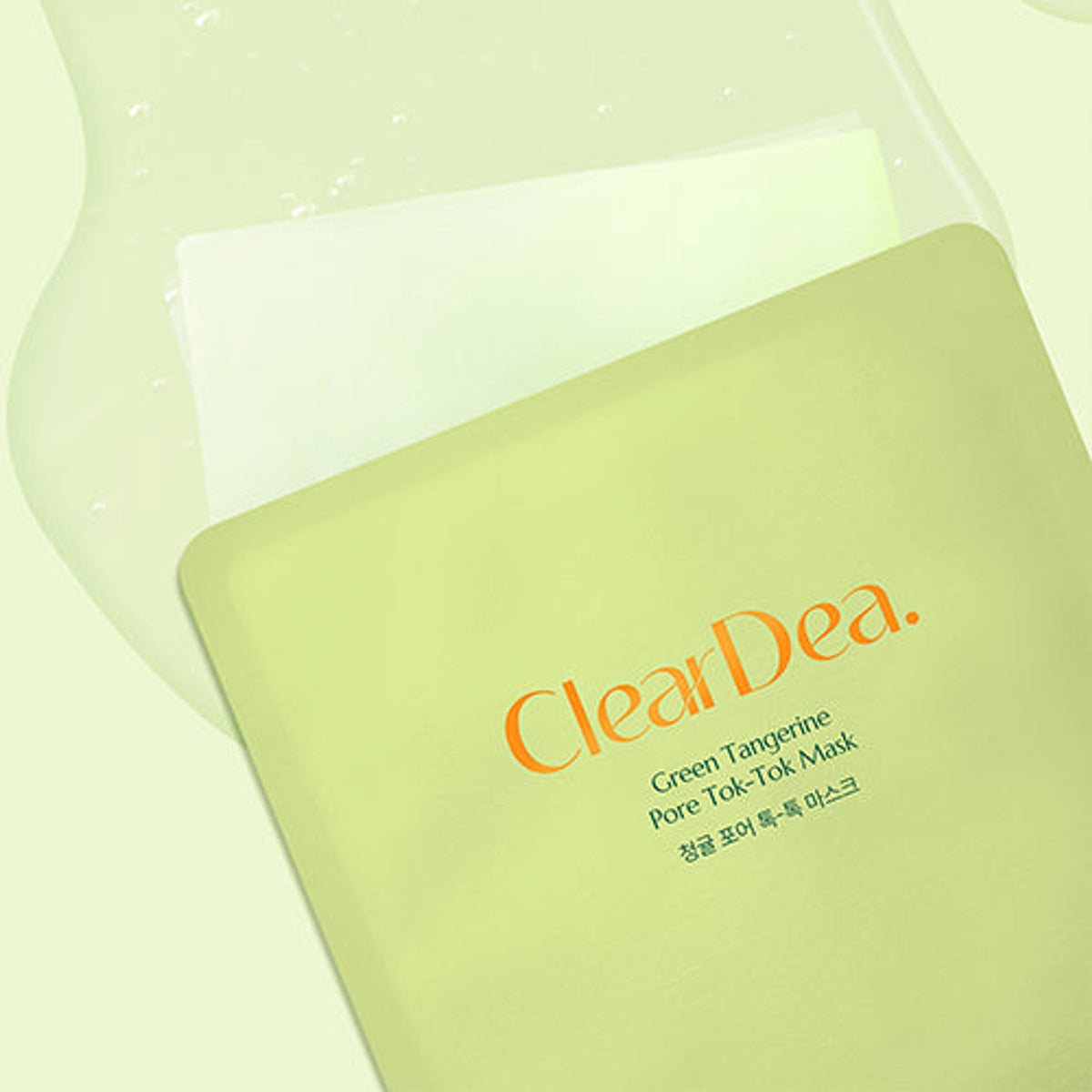 CLEARDEA | Green Tangerine Pore Tok-Tok Mask