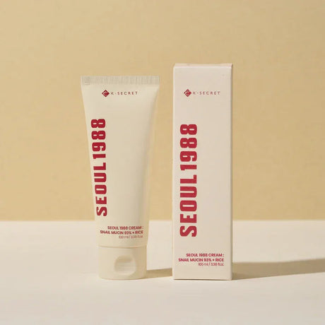 K-SECRET | Seoul 1988 Cream: Snail Mucin 93% + Rice - 100ml - InternationalCosmetic