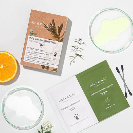 MARY & MAY | Daily Safe Black Head Clear Nose Mask - 10 ud - InternationalCosmetic