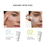 DERMACEUTIC Repair Ceutic - Soothing Recovery Mask - 50ml: presentación adicional del producto y su acabado; mascarilla cosmética de cuidado intensivo