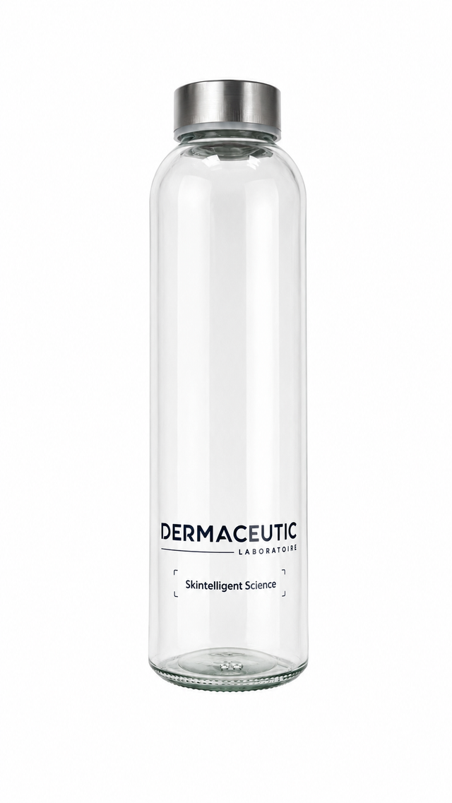 DERMACEUTIC | Glass Water Bottle - 500ml