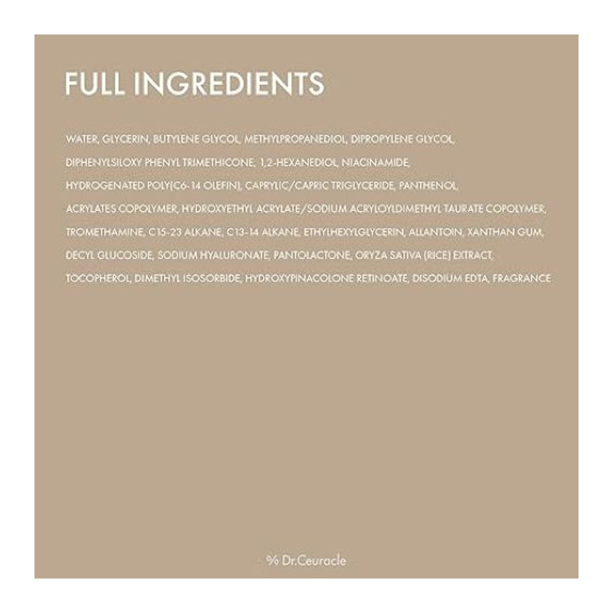 DR. CEURACLE | Vegan Niacin & Rice Ampoule - 30ml