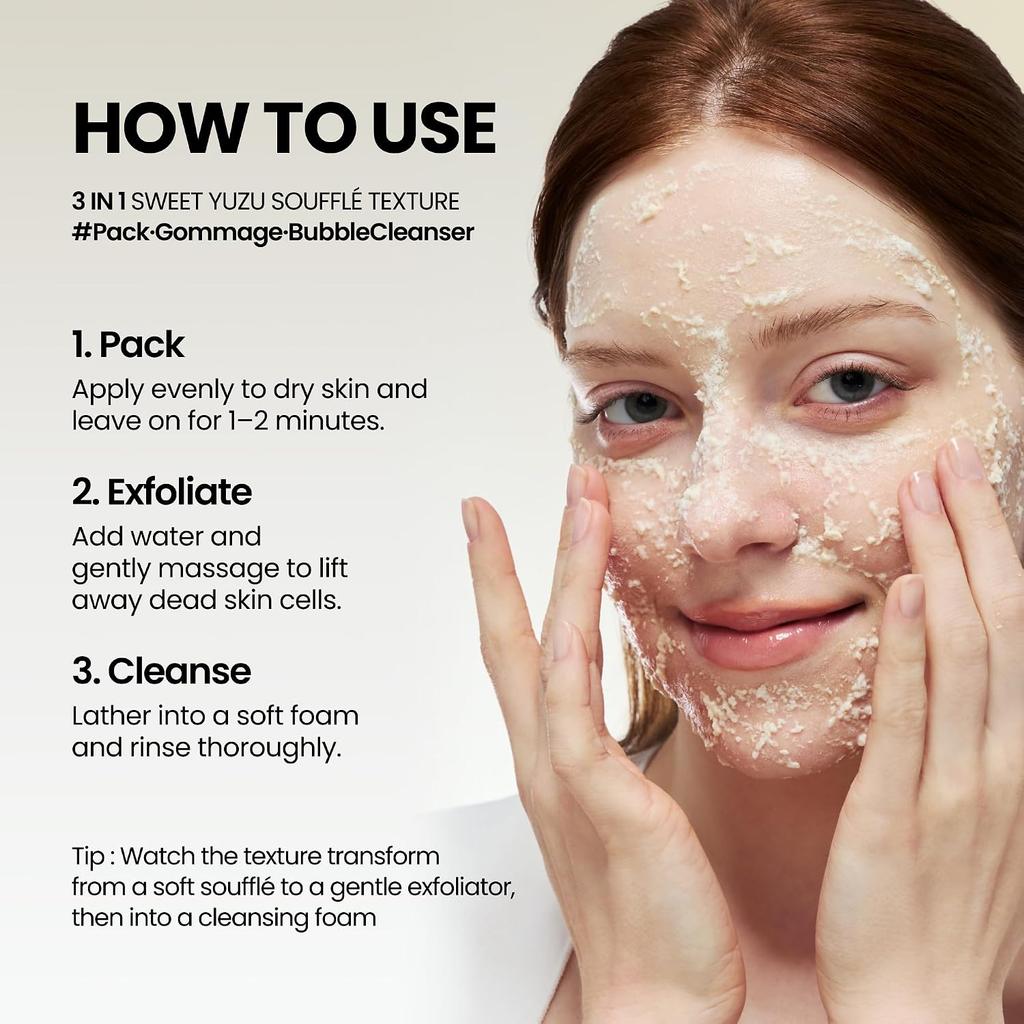 AXIS-Y | Kojic Yuzu Pack Cleanser - 60g