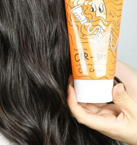ELIZAVECCA | CER100 Collagen Coating Hair A+ Muscle Curl Cream - 120ml - InternationalCosmetic