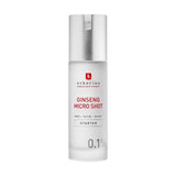 ERBORIAN Ginseng Micro Shot Starter 0.1% - 30ml: envase o producto exacto sobre fondo blanco; cuidado cosmético y resultados visibles
