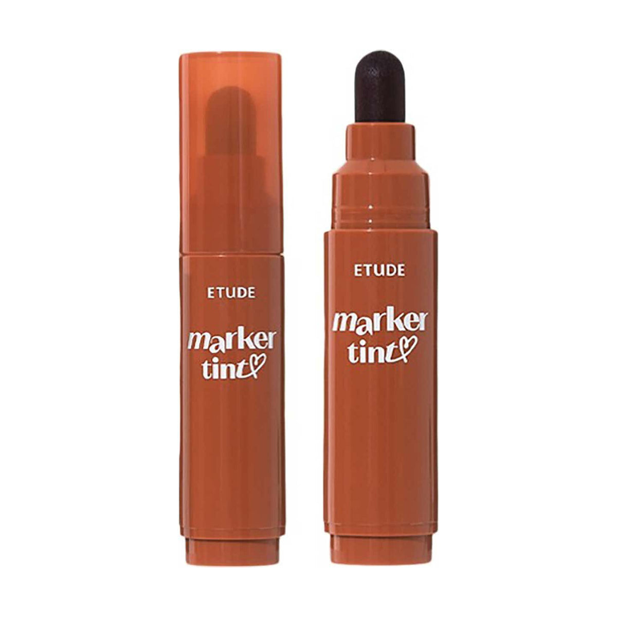 ETUDE Dear Darling Marker Tint - 3,5g: formato 10 Sweet Cinnamon, detalle del envase y de la presentación; maquillaje de color y acabado modulable