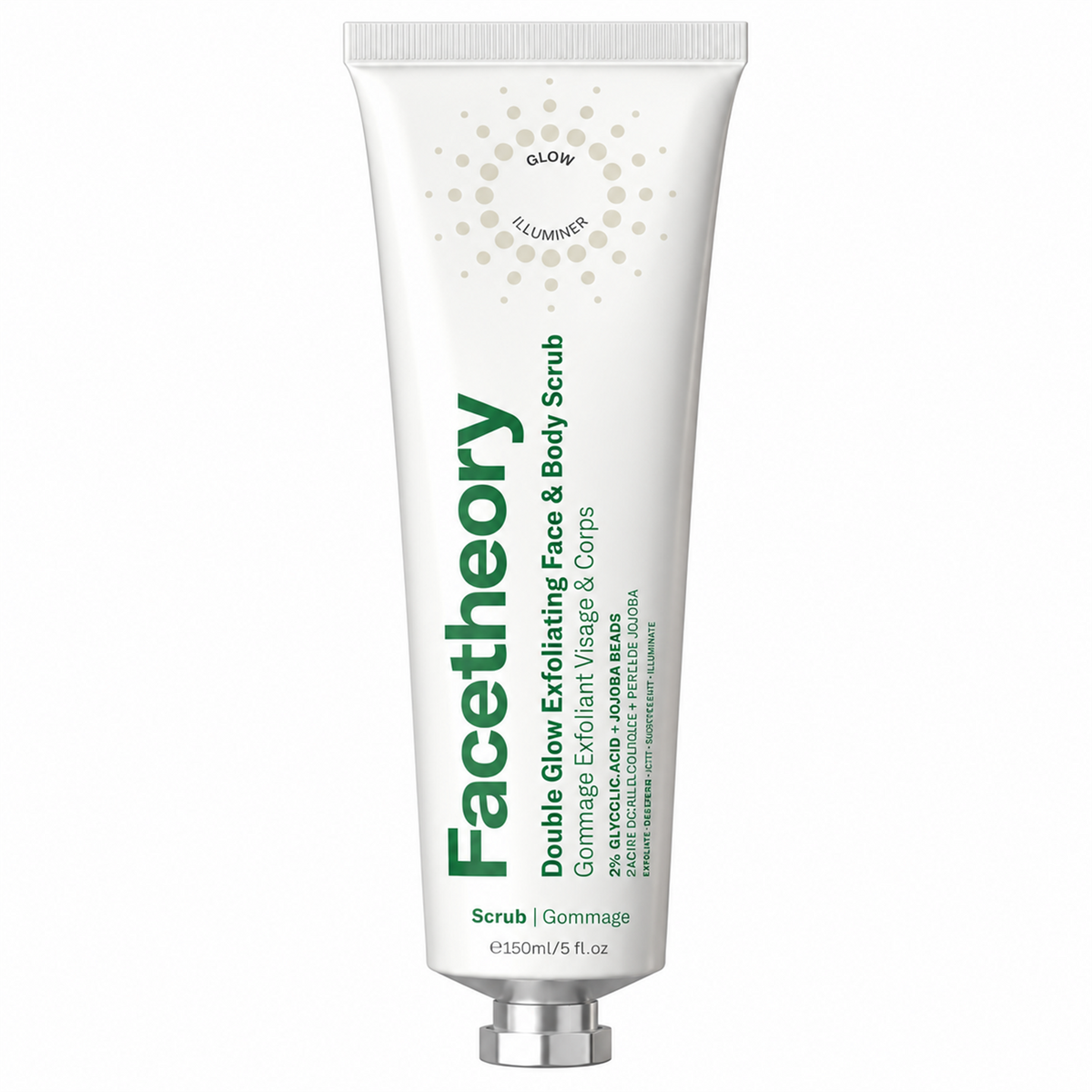 FACETHEORY | Double Glow Exfoliating Face & Body Scrub - 150ml