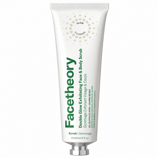 FACETHEORY | Double Glow Exfoliating Face & Body Scrub - 150ml