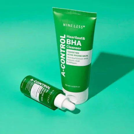 NINE LESS | A-Control Heartleaf & BHA Cleanser Mini -25ml - InternationalCosmetic