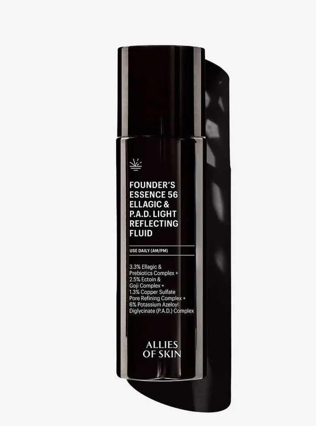 ALLIES OF SKIN | Founder’s Essence 56 Ellagic & P.A.D. Light Reflecting Fluid - 100ml - InternationalCosmetic